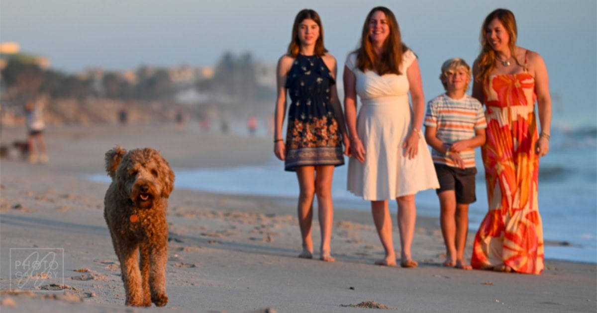 Family Beachside Photo